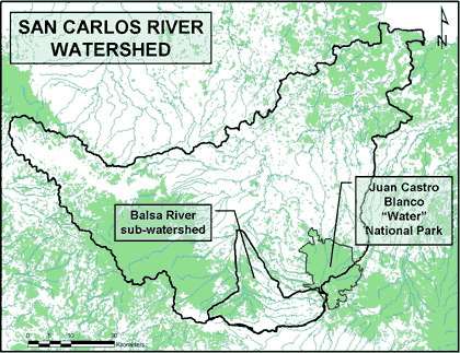 San Carlos River watershed